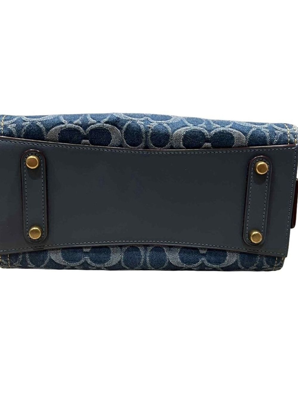 NEW Coach Rogue 25 Signature Denim Satchel Crossbody Bag CR691 NWOT - Picture 7 of 16